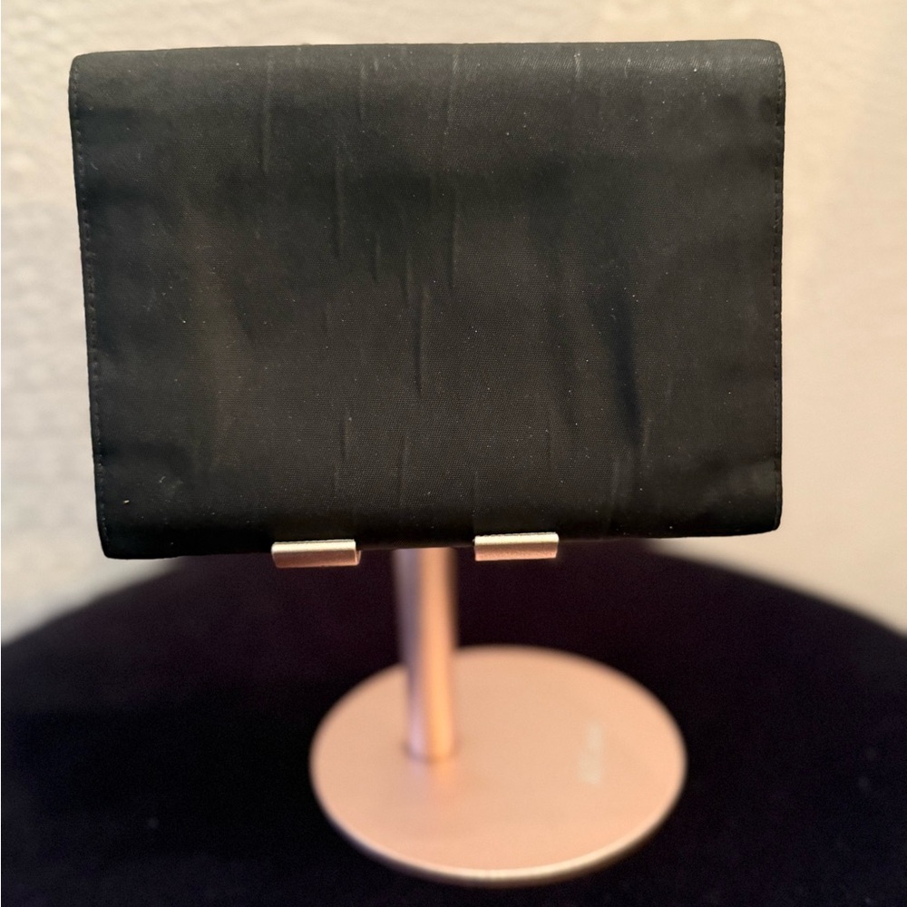 Prada Black Tessuto Nylon Exterior/Lambskin Leather Interior Wallet - Picture 4 of 10